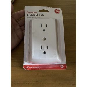 GE 6-Outlet In-Wall Adapter
